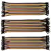 COMeap 120pcs 20CM 40pin Male to Female, 40pin Male to Male, 40pin Female to Female Breadboard Jumper Wire Ribbon Cables Kit