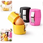 3Pcs Egg Shell Opener, 2026 New Egg Cracker Tool, Hard Boiled Egg Peeler Egg Cube Egg Separator Handheld, Stainless Steel Eggshell Breaker Egg Shell Cutter Kitchen Gadgets