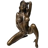 R REALONG Nude Female Bronze Sculpture - Sexy Naked