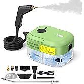 2200W Steam Cleaner, Handheld Steam Cleaner whit 1.2L Water Tank for Home Use, Fast Heat-Up in 10-15s, Portable High Steam Cleaners Machine for Cleaning Kitchen, Bathroom, Grout, Car