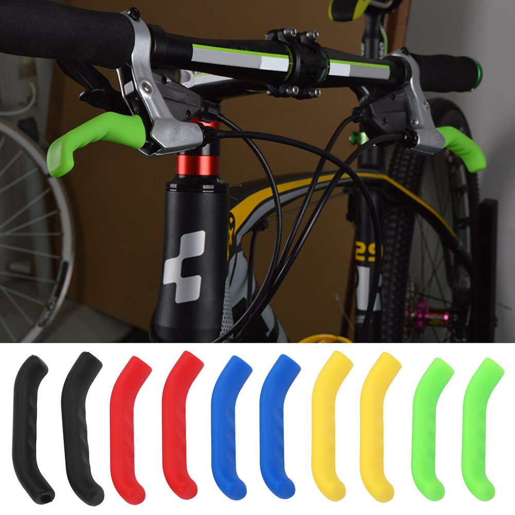 Dioche Brake Lever Covers Anti Slip Bike Brake Silicone Sleeves