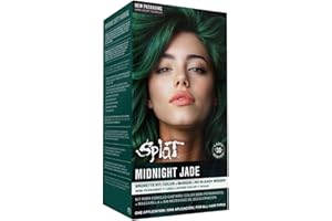 Splat Midnight Jade Semi-Permanent Long Lasting Hair Dye Kit, Vegan and Cruelty-Free 1PK