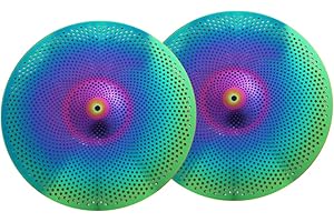 Mosico Low Volume Cymbal Mute Cymbal Rainbow Splash Crash Mute Cymbal Drum Cymbal (14"HH)
