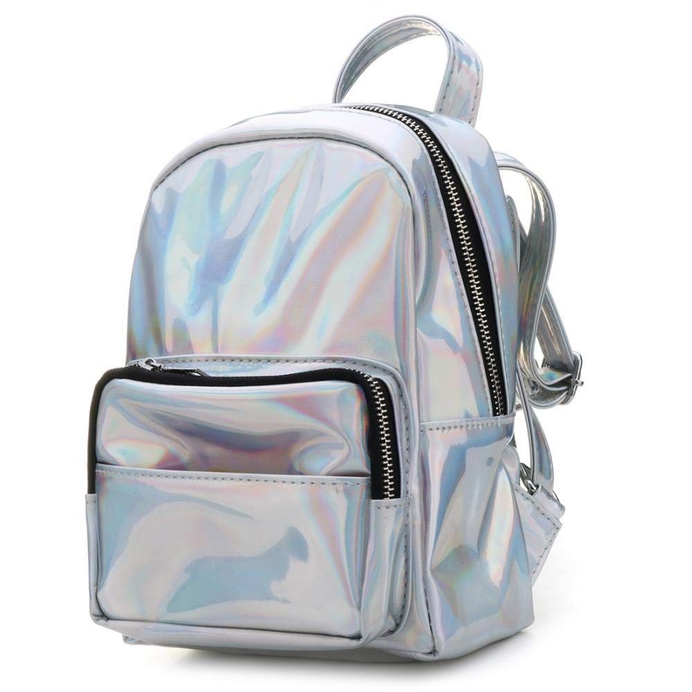 small holographic backpack