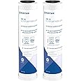 Pentair Pentek CBC-10 Carbon Water Filter, 10-Inch, Under Sink Carbon Block Replacement Cartridge with Bonded Powdered Activated Carbon (PAC) Filter, 10" x 2.5", 0.5 Micron, Pack of 2