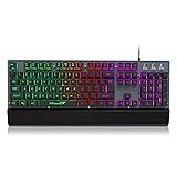 RaceGT Gaming Keyboard, Rainbow Backlit Wired