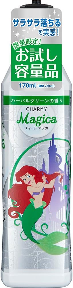 Amazon Charmy Magica ディズニープリンセス 限定デザインお試しボトル ハーバルグリーンの香り 170ml 食器用洗剤 通販