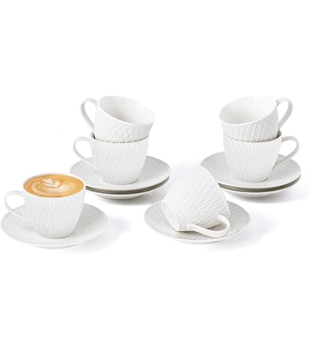 Amazon.com | Wilmax White Porcelain Set Of 6 (7 Oz | 220 Ml Tea