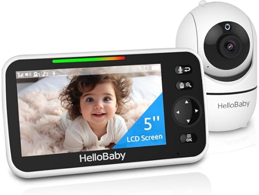 HelloBaby 5" No WiFi Baby Monitor 1
