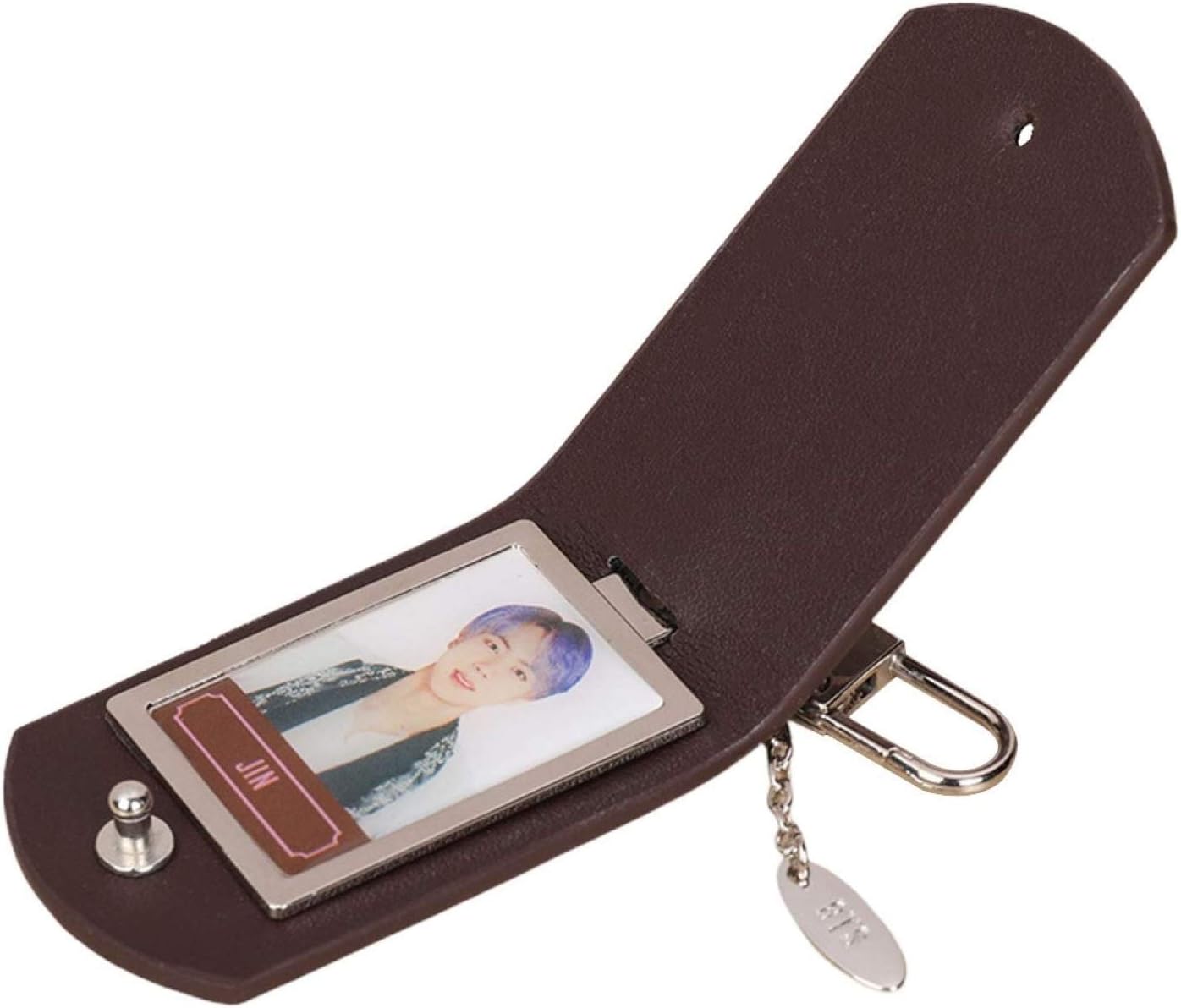 Jyuesi Elegant Kpop Bts Japan Fanmeeting Vol.5 Magic Shop Official Same Leather Keychain Jungkook V Jimin Suga Jin Rm Keyring Key Bag Pendant Accessories(None JIN/)