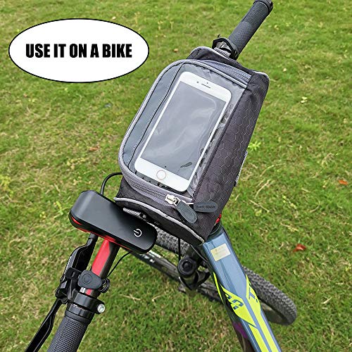 image for ZUKKA Bike Handlebar Bag,Adjustable and Removable Shoulder Strap Water