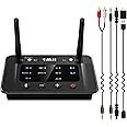 1Mii B03 Long Range Bluetooth 5.3 Transmitter Receiver for TV Home Stereo BT Headphones, aptX Adaptive & LL & HD Bluetooth Au