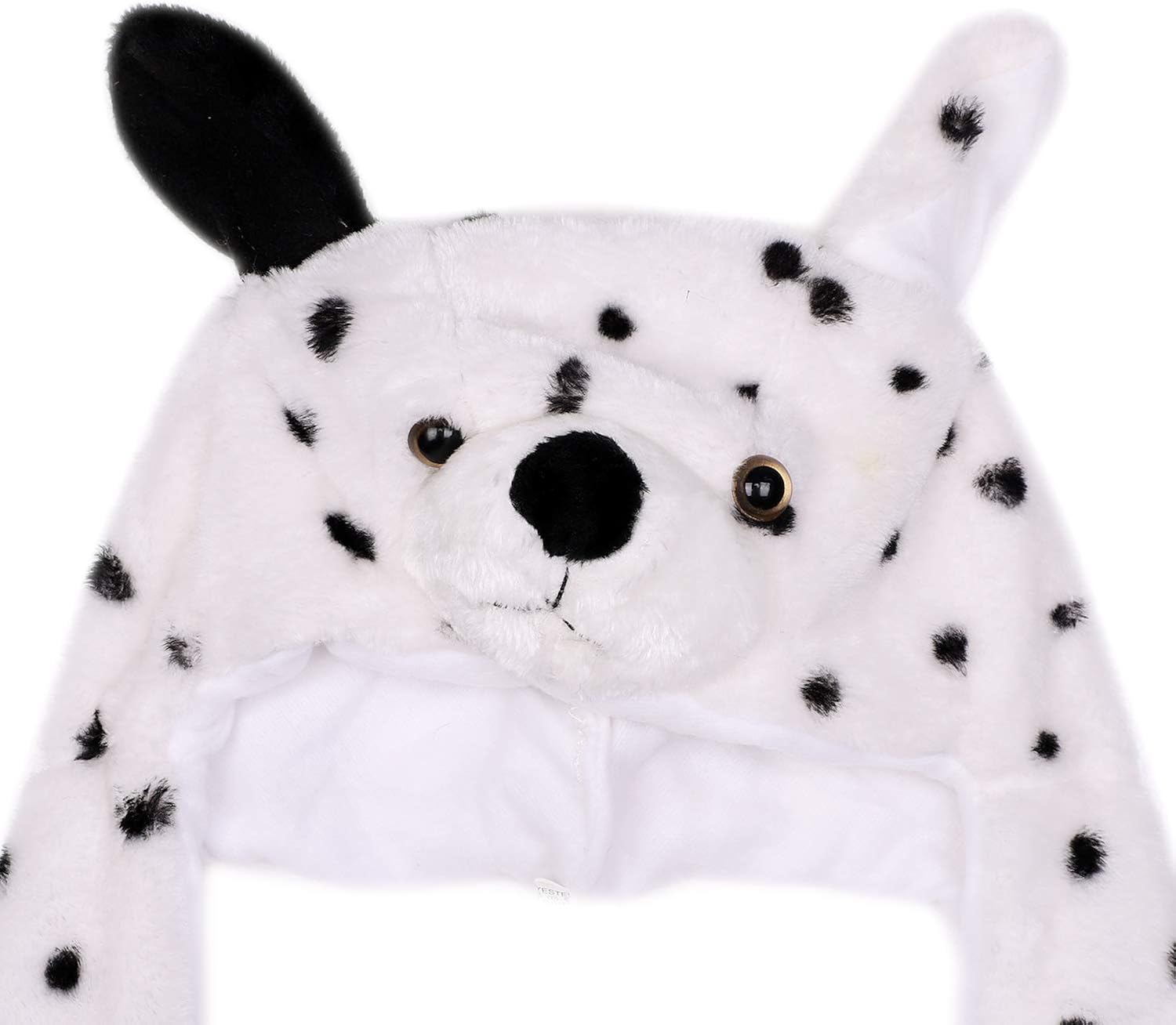 Kids Winter Hat Gloves Scarf Set 3-in-1 Faux Fur Party Animal Hat Hooded Cartoon Beanie Scarf with Pockets Plush Warm Hoodie Earflap Cap for Boys Girls Teens - Image 4