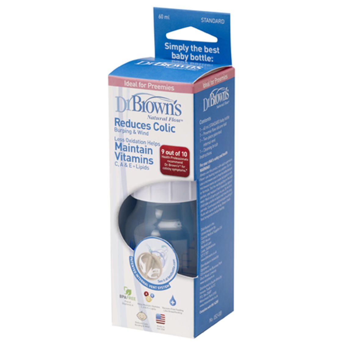 dr brown's preemie 60ml bottle