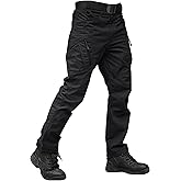 TACVASEN Men's Tactical Pants 9 Pockets Cargo Hiking Pants Lightweight Work Pants for Men Construction Water Resistant