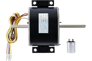 KURSTINCE 3315332.005 Fan Motor Replacement genteq F48AF70A61 Fan Motor/Dometic Brisk Air II Fan Motor, OEM Replacement for Dometic B57915/B59516/B59146/B59186/B59196-1/5 HP, 3-Speed RV AC Fan Motor