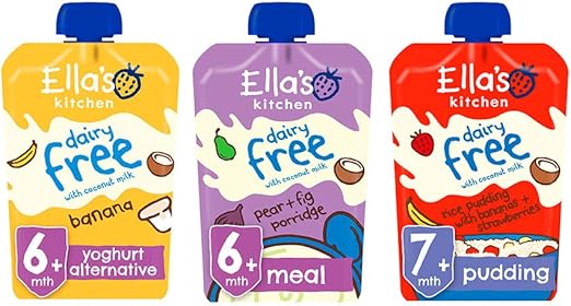 dairy free baby food pouches