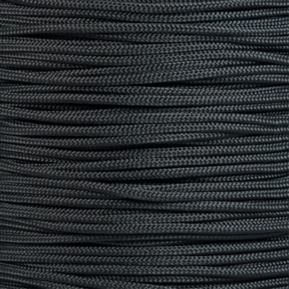 PARACORD PLANET 25 Feet 425Rb Nylon Fiber 3Mm Diameter Tactical Utility Cord Black