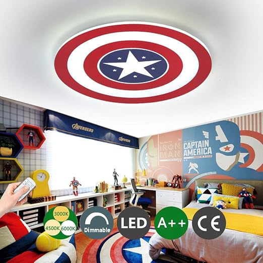 Captain America Deckenleuchte Led Creative Deckenleuchte Wandlampe