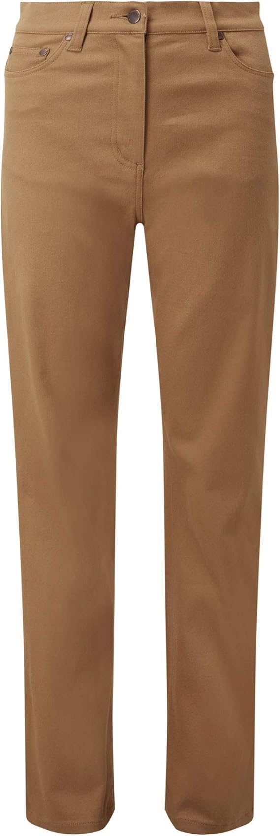Cotton Traders Women's Coloured Jeans 27 inch Leg Length Size 22 Colour Rich Camel: Amazon.co.uk 