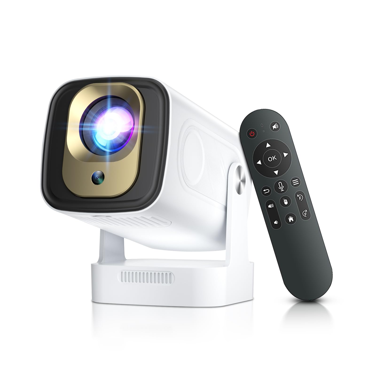 Photo 1 of [ Auto Focus / Keystone ] Smart Projector with Wifi and Bluetooth 5.4, SALANGE 1080P Native Projectors 4K, Short Throw Projector w Built in Apps, Android 11, Mini Portable Proyector HY260pro