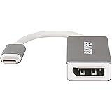 USB-C (Thunderbolt 3) to DisplayPort 4K@60Hz Adapter, Benfei USB Type C to DisplayPort/Dp Male to Female Converter for MacBook Pro 2015/2016, ChromeBook Pixel Grey