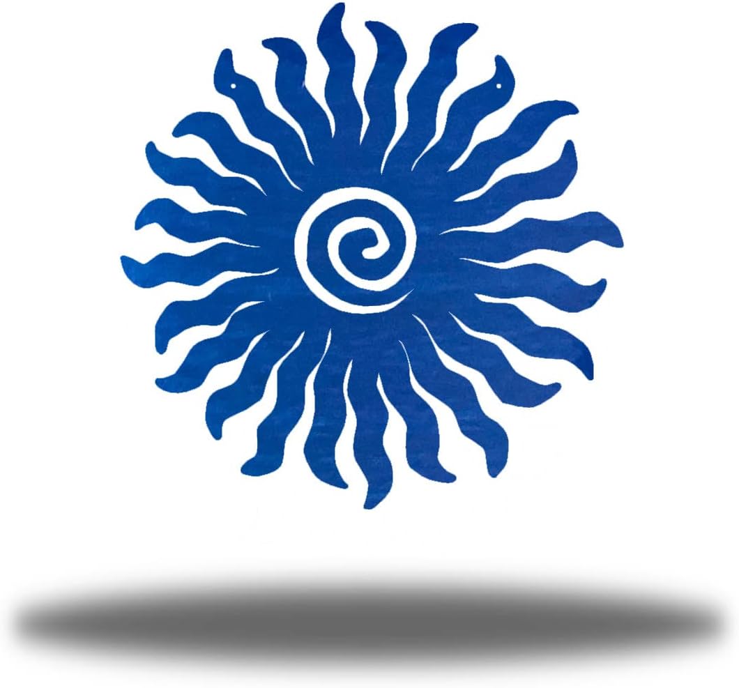 Plaques & Wall Art - Riverside Designs Sunburst Metal Wall Art Steel Outdoor Decor - Heavy-Duty and Waterproof - Made in USA (12