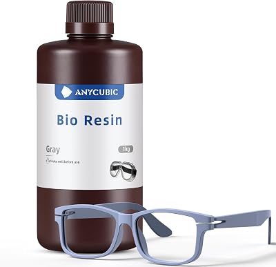 ANYCUBIC Bio Resin 1000g Grey Less Irritating Minimal Odor Tough Compatible LCD