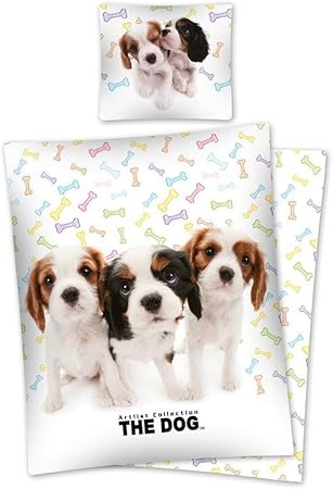 Wende Bettwasche Tierbabys Hunde The Dog Grosse 140 X 0 Cm 70 X 80 Cm 100 Baumwolle Amazon De Spielzeug
