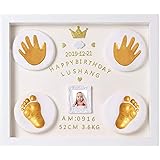Nifyto Baby Handprint Footprint Ornament Keepsake Kit, Baby Nursery Memory Art Kit, Baby Shower Gifts, Xmas Gifts, Precious M