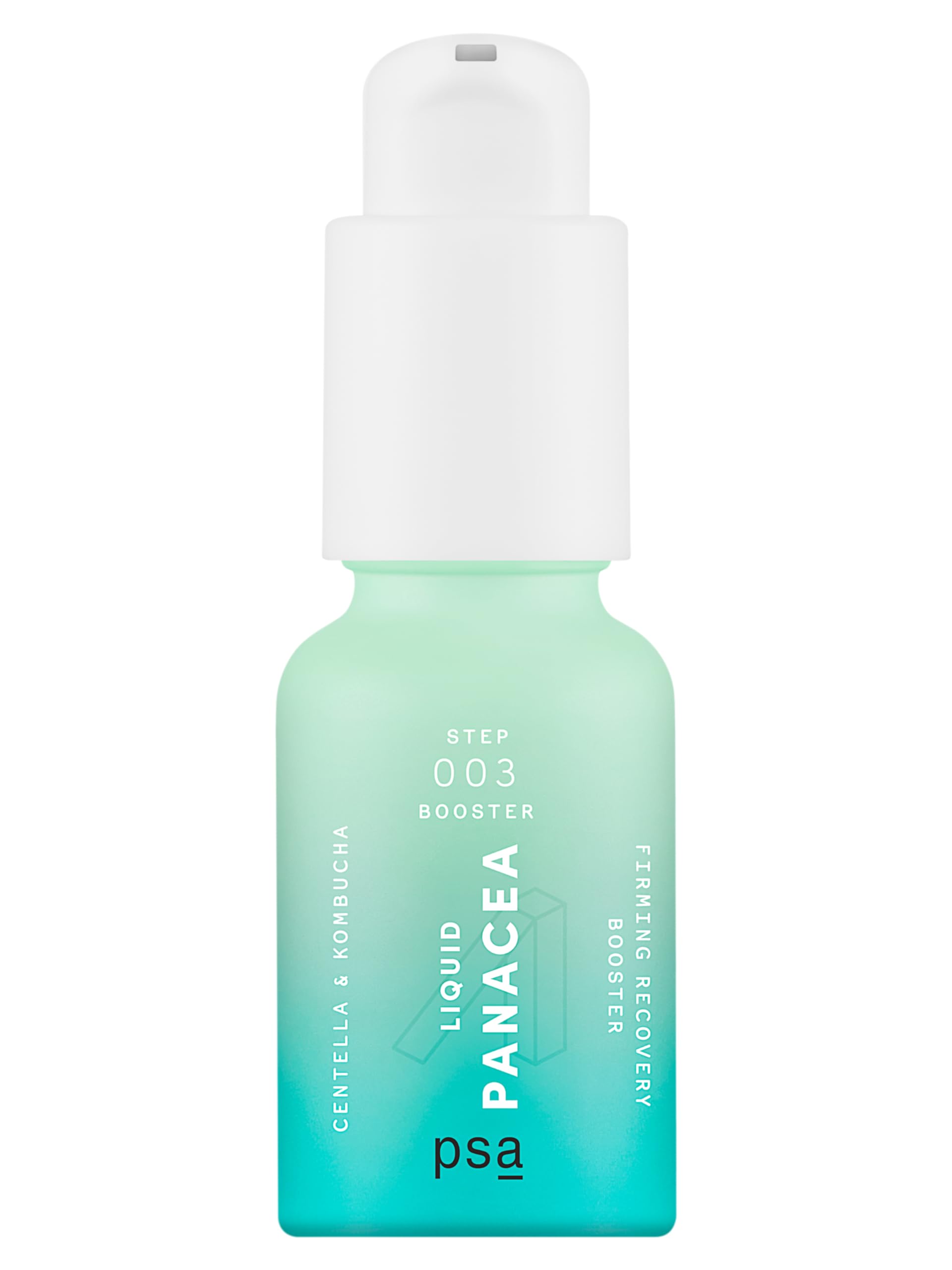 PSA LIQUID PANACEA Centella & Kombucha Firming Recovery Booster: Microbiome-Loving Serum Booster with 6% Kombucha & White Tea Blend, 5% Centella Asiatica Extract & Culture Blend. 15 ml/ 0.5 oz