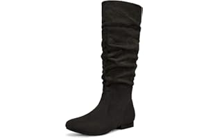 DREAM PAIRS Women's Knee High Pull On Fall Weather Winter Boots