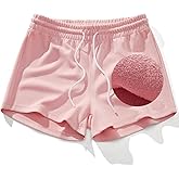 FIROTTII Mens Faux Suede Shorts 3 Inch Inseam Booty Gym Workout Bodybuilding Running Casual Short Shorts