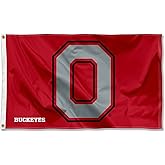 Ohio State Buckeyes Scarlet Block O Large Grommet Banner Flag