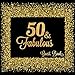 50 & Fabulous: Fiftieth Guest Book Message Log Keepsake Memory Book To For Family Friends To Write In For Comments Advice And Wishes (Fabulous Collections)