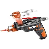 Worx 4V Electric Screwdriver, Rechargeable Cordless Power Screwdriver Set with 6 Bits, Screw Holder, Charger - WX255L