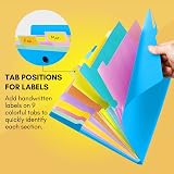 Drawlish Expanding File Organiser 10 Color Pockets A4 Folder Sky Blue view 6