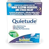 Boiron Quietude 90 tablets, Great for sleep and minor sleeping disorders (restlessness, difficulty falling asleep, nocturnal