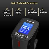 Inkbird ISV-100W Sous Vide WiFi Cooker 1000W with Touch Control view 4