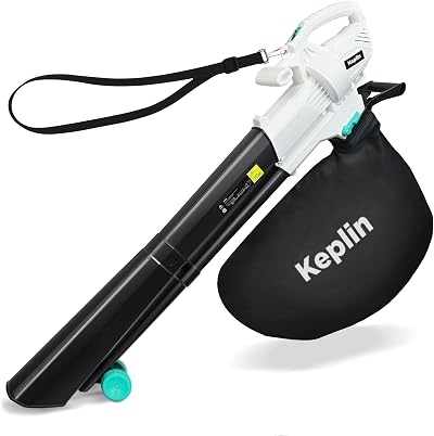 Keplin 3-in-1 Leaf Blower Garden Vacuum Mulcher 3500W 35L Bag 10m Cable