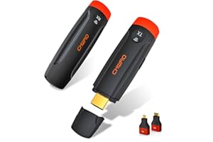 CHWFIO Wireless HDMI Transmitter and Receiver,4K Decode 1080P Output,196FT Wireless HDMI for Streaming Video from Laptop/Tablet/TV Box to Monitor