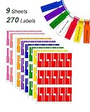 270 Pcs Cable Labels Tags for Cable Management, 9