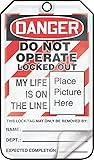 Accuform Lockout Tags, Pack of 5, Danger Do Not