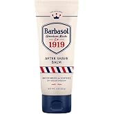 Barbasol 1919 After Shave Balm | Post Shave Balm for Men of All Skin Types | Travel Size Aftershave Cream Soothes, Moisturizes Skin w/Vitamin E, Provitamin B5, Distilled Witch Hazel, 3 OZ (Pack of 1)