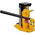 ACONEE Toe Jack Lift Hydraulic Machine Floor Jack, 10T on Toe Jack Lift, 20T on Top Lift Jack with Manual Hand Pump, Hydraulic Toe Jack Heavy Duty Truck Travel Trailer Repair, Lift Capacity 10-20Ton