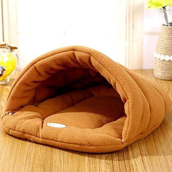GZXYYY Hohe Qualität Haustier Katze Bett Kleine Hundewelpen Hundehütte Sofa Polar Fleece Material Bett Haustier Matte Katze H