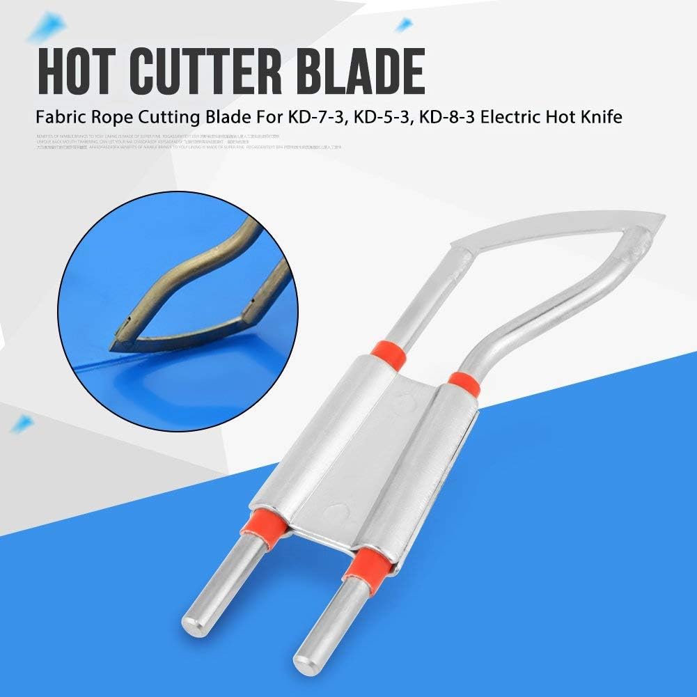 Hot Knife Blade, 36V Alloy Hot Cutter Blade for Nylon Fabric Rope Ribbons Heat Cutter Replacement Blade for KD-7-3, KD-5-3 - Image 3
