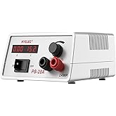HYELEC Adjustable DC Power Supply, Continuously Adjustable 1.5V-15V Max 2A, Regulated Variable Bench Power Supply with LED Di