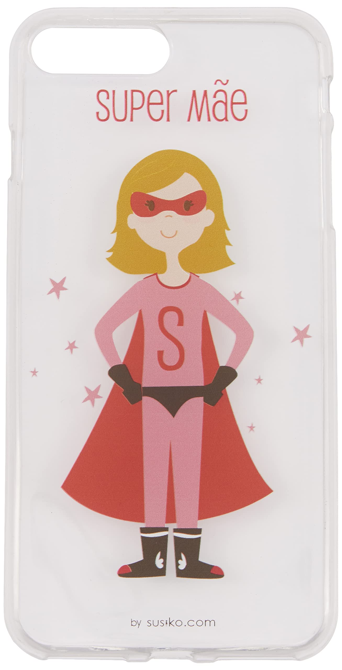 Susiko Supermama iPhone 7 8 Plus Case in Portuguese transparent