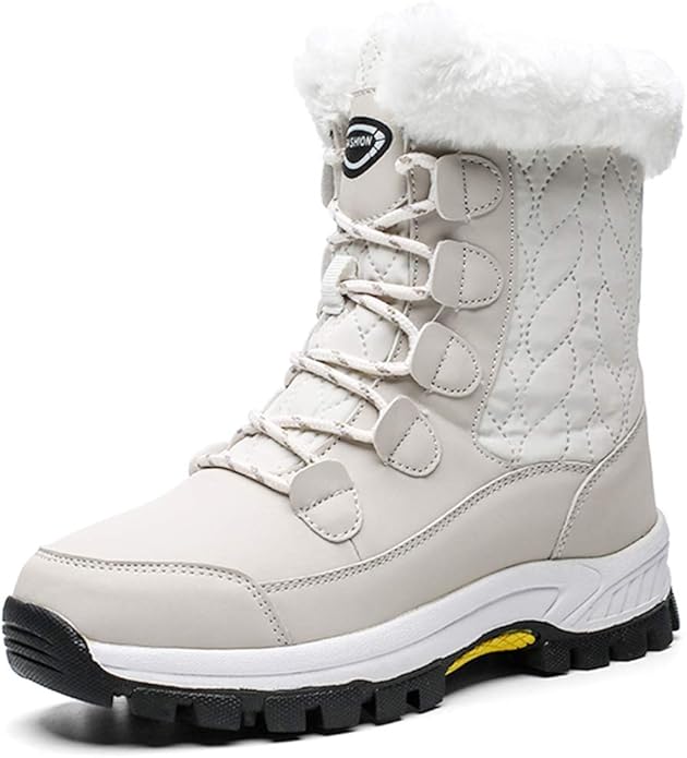 COOJOY Womens Waterproof Booties Anti Slip